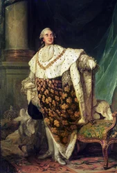 Retrato de cuerpo entero de Luis XVI (1754-1793), Rey de Francia y Navarra
